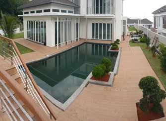 ceiling panel, decking, louvers, pergola, pool decking, pvc, facade screen, fencing, indoor flooring, outdoor flooring, internal wall panel, external wall panel, garden furniture, furniture renovationl, screening, shed, staircase hand railing, swimming pool, table chair bench, villa, walkway, composite wood, bio wood, composite timber products manufacturer - Malaysia, Selangor, puchong composite wood and bio wood ecofriendl, environmentally friendly products and bio wood material, wood products for house and home decor internal interior composite wood green building material product home depot malaysia..